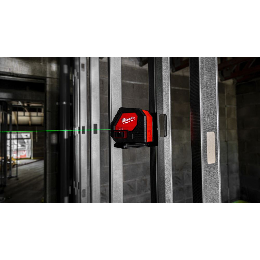 Produktbild Milwaukee Alkaline Kreuzlinienlaser CLL C Arbeitsbereich 30 m bild 2