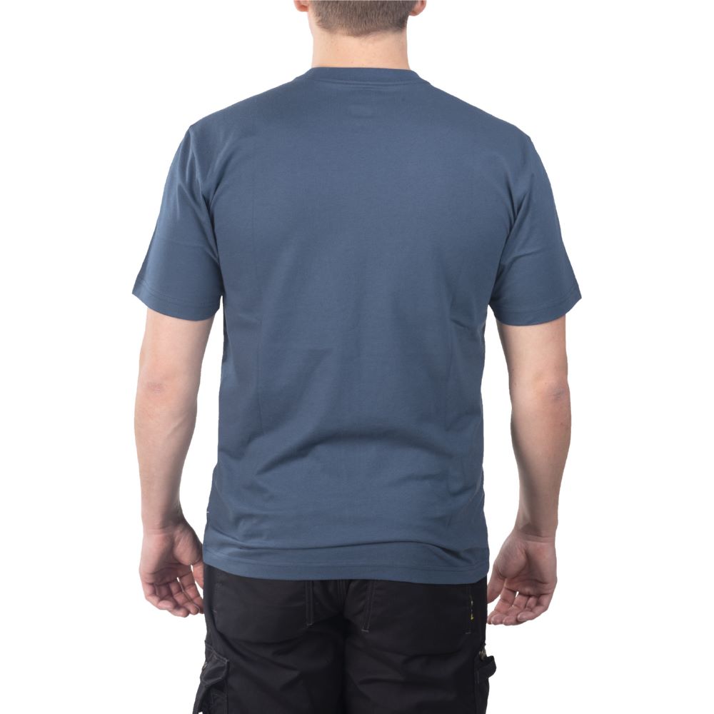 Produktbild Milwaukee Elektrowerkzeuge Arbeits T-Shirt blau mit UV Schutz WTSSBLU-S bild 3