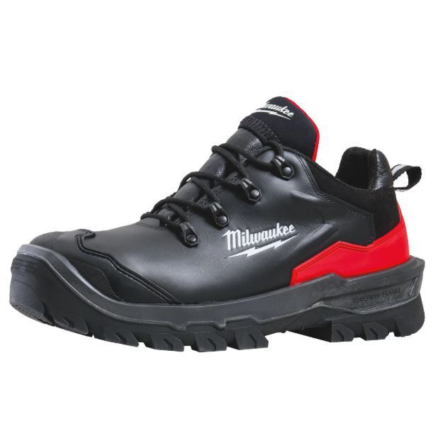Produktbild Milwaukee ARMOURTRED S3S Sicherheits Halbschuh weit Leder schwarz Größe 40