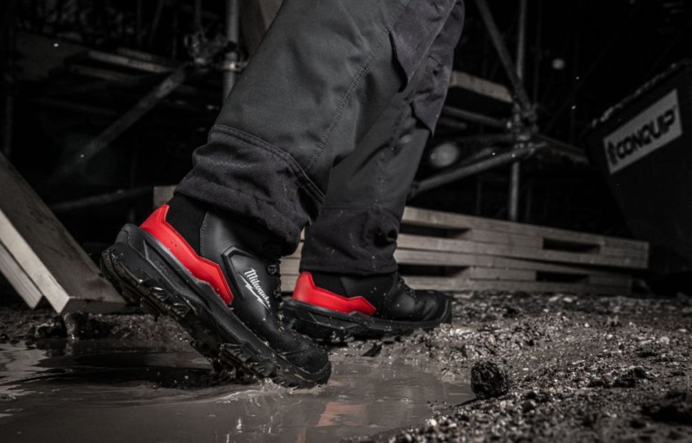 Produktbild ARMOURTRED S7S Sicherheits-Schnürstiefel hoch weit Leder schwarz Größe 41 bild 4