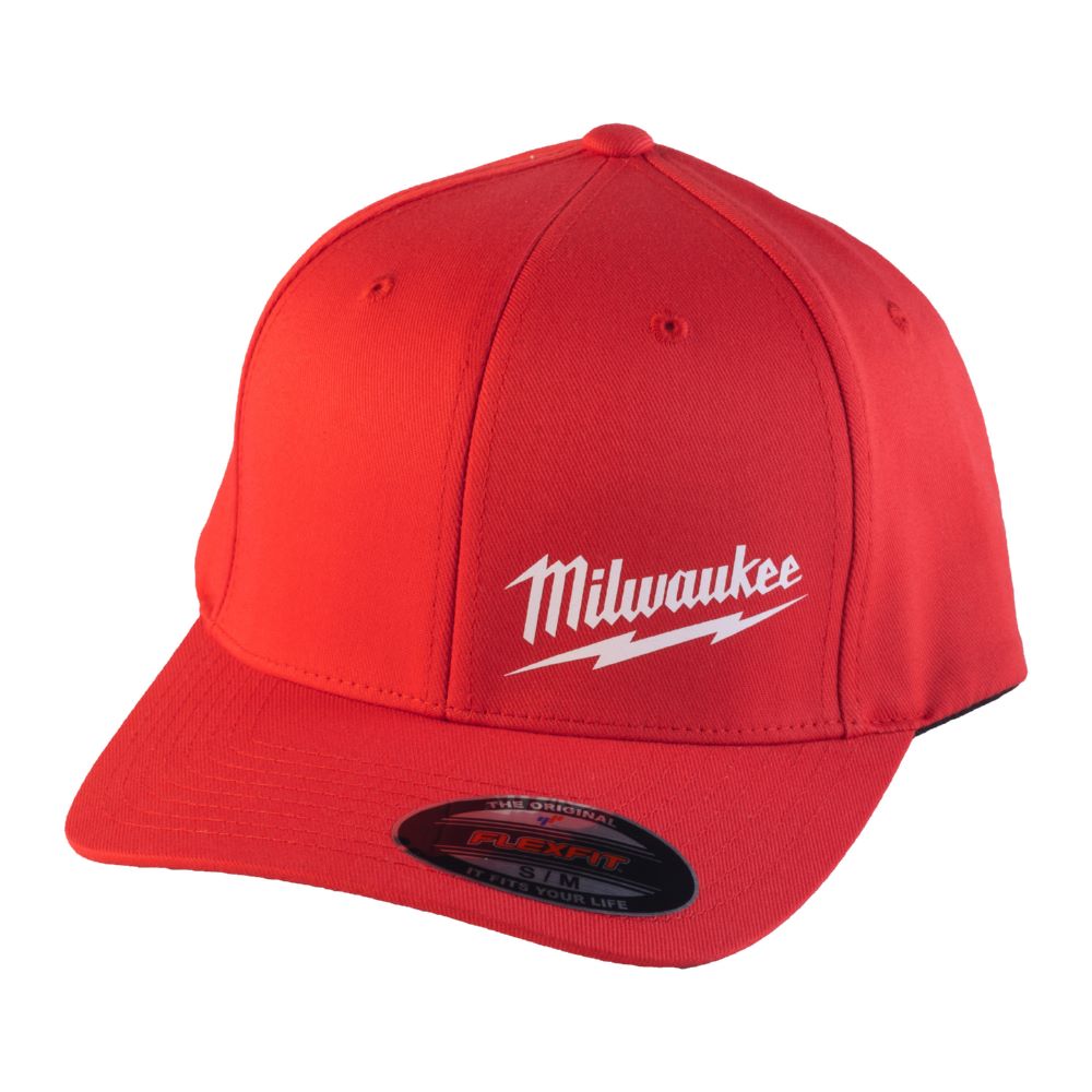 Produktbild Milwaukee Elektrowerkzeuge Baseball Kappe rot Größe S/M mit UV Schutz BCSRD-S/M