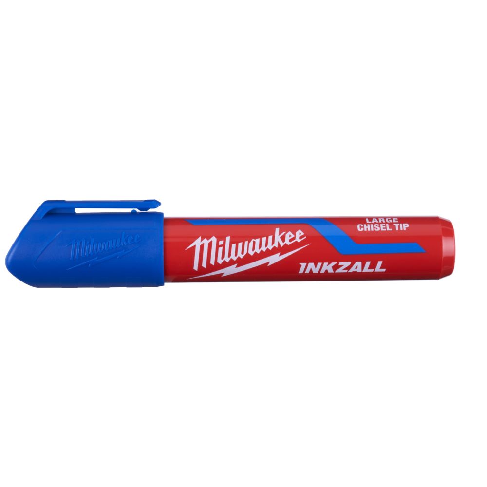 Produktbild Milwaukee Permanentmarker Keilspitze L blau INKZALL