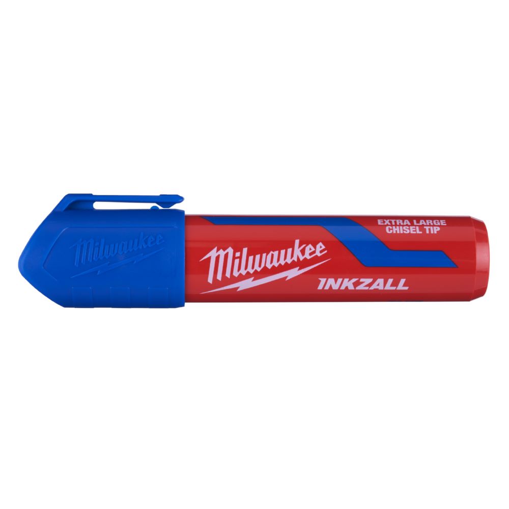 Produktbild Milwaukee Permanentmarker Keilspitze XL blau INKZALL