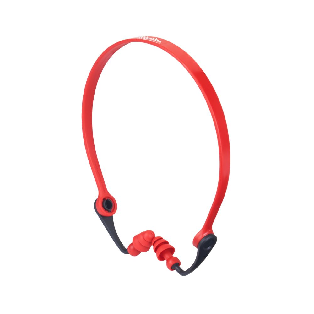 Produktbild Milwaukee Bügelgehörschutz verstellbar rot