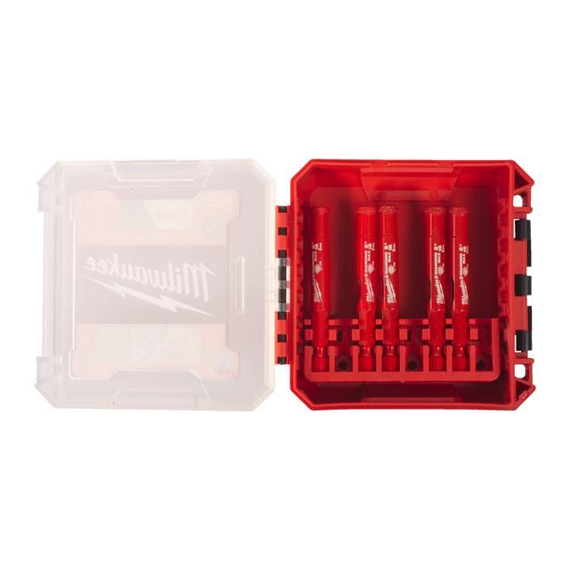 Produktbild Milwaukee Diamantbohrer DIAMOND MAX 1/4 Zoll Hex Set 5-teilig 5 x 8 mm