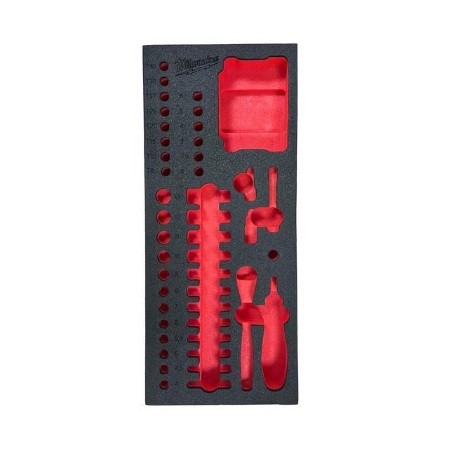 Produktbild Milwaukee Ersatz-Einlage 1/3 für 1/4 Zoll Ratschen und Steckschlüsseleinsätze