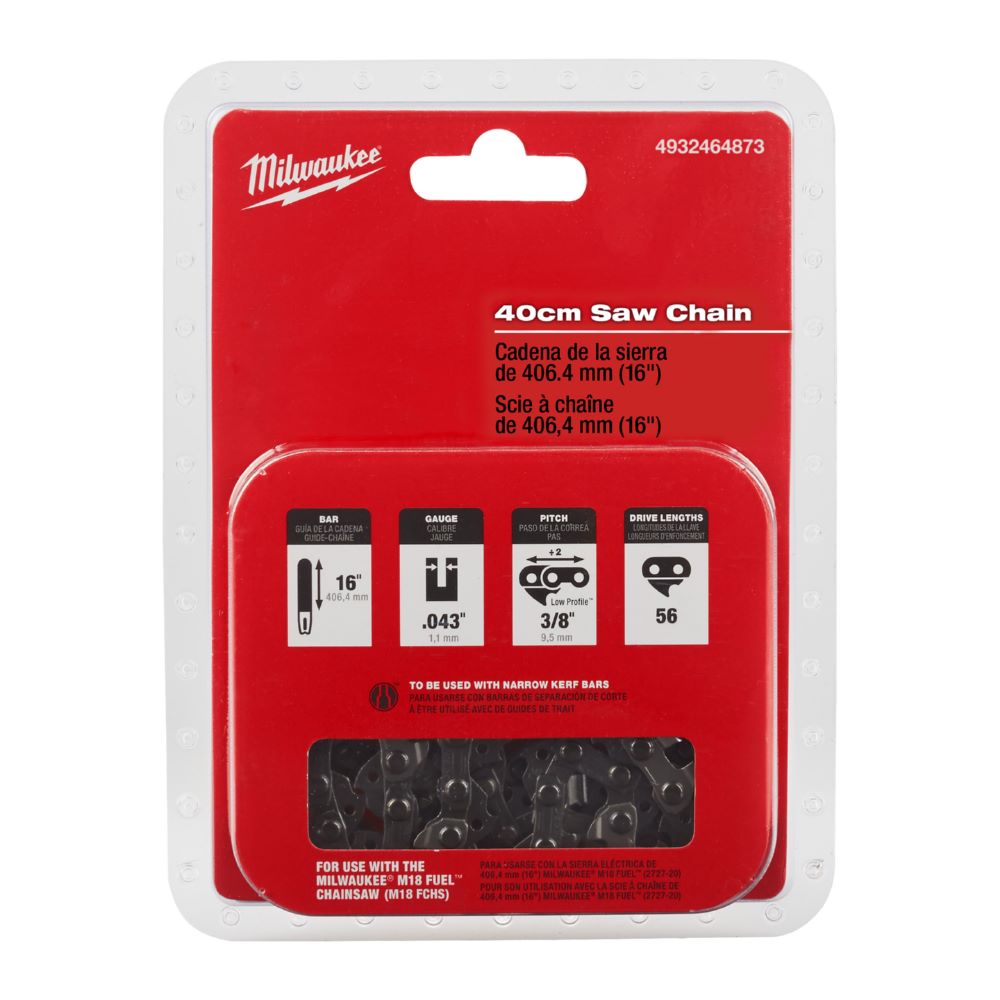 Produktbild Milwaukee Sägekette 3/8 Zoll 40 cm für M18 FCHS