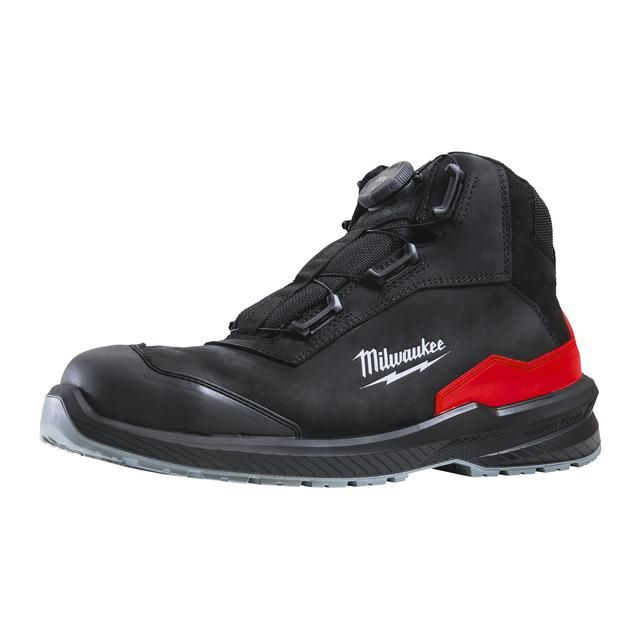Produktbild Milwaukee FLEXTRED S3S Sicherheits Stiefel BOA Leder schwarz Größe 40