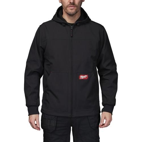 Produktbild Milwaukee FREEFLEX Softshell Kapuzen Jacke schwarz Größe L