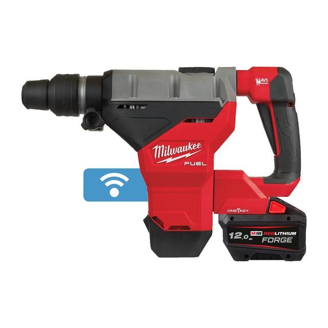 Produktbild Milwaukee M18FHM-121C M18 FUELONE-KEYSDS-max Akku Kombi Bohrhammer 8 kg