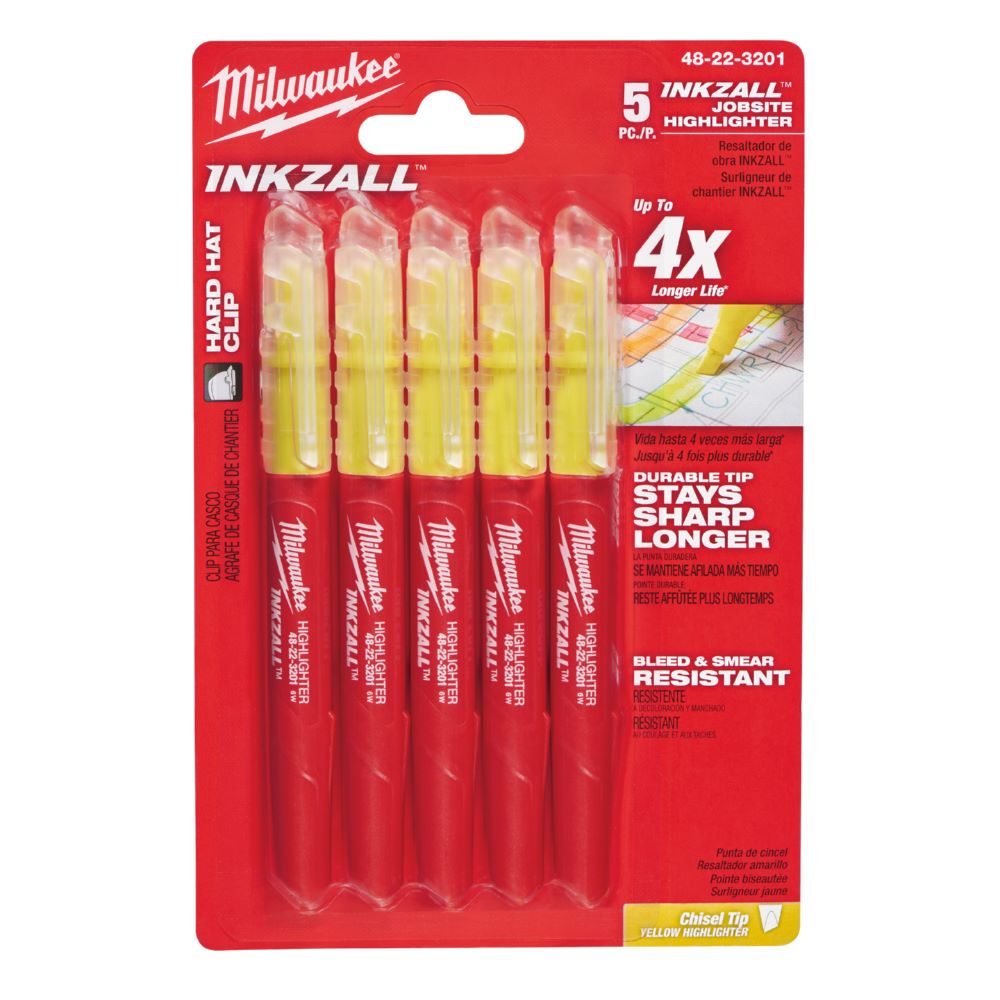Produktbild Milwaukee Leuchtmarker gelb INKZALL