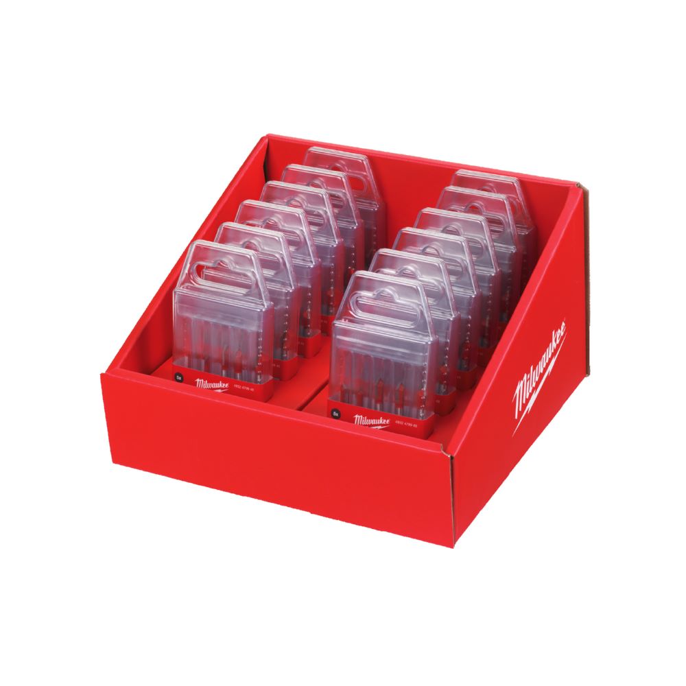 Produktbild Milwaukee Elektrowerkzeuge Glas und Fliesenbohrer Set 5 teilig