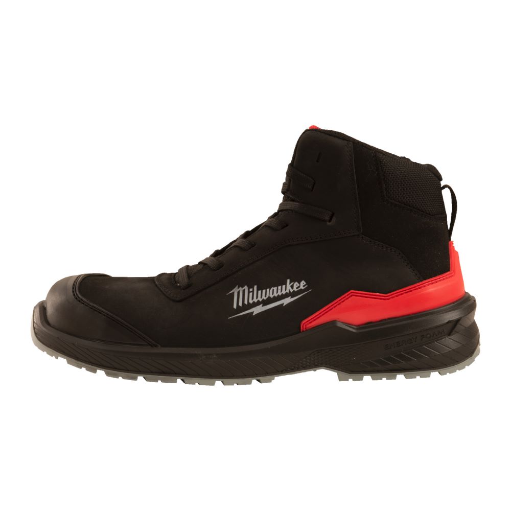 Produktbild Milwaukee Elektrowerkzeuge FLEXTRED Sicherheits Schnürstiefel S3S Leder in schwarz Größe 38 bild 4
