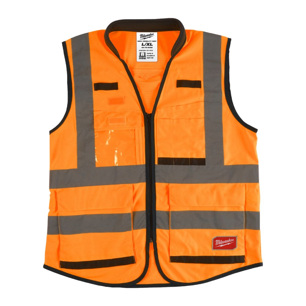 Produktbild Milwaukee Premium Warnschutzweste orange Größe L XL