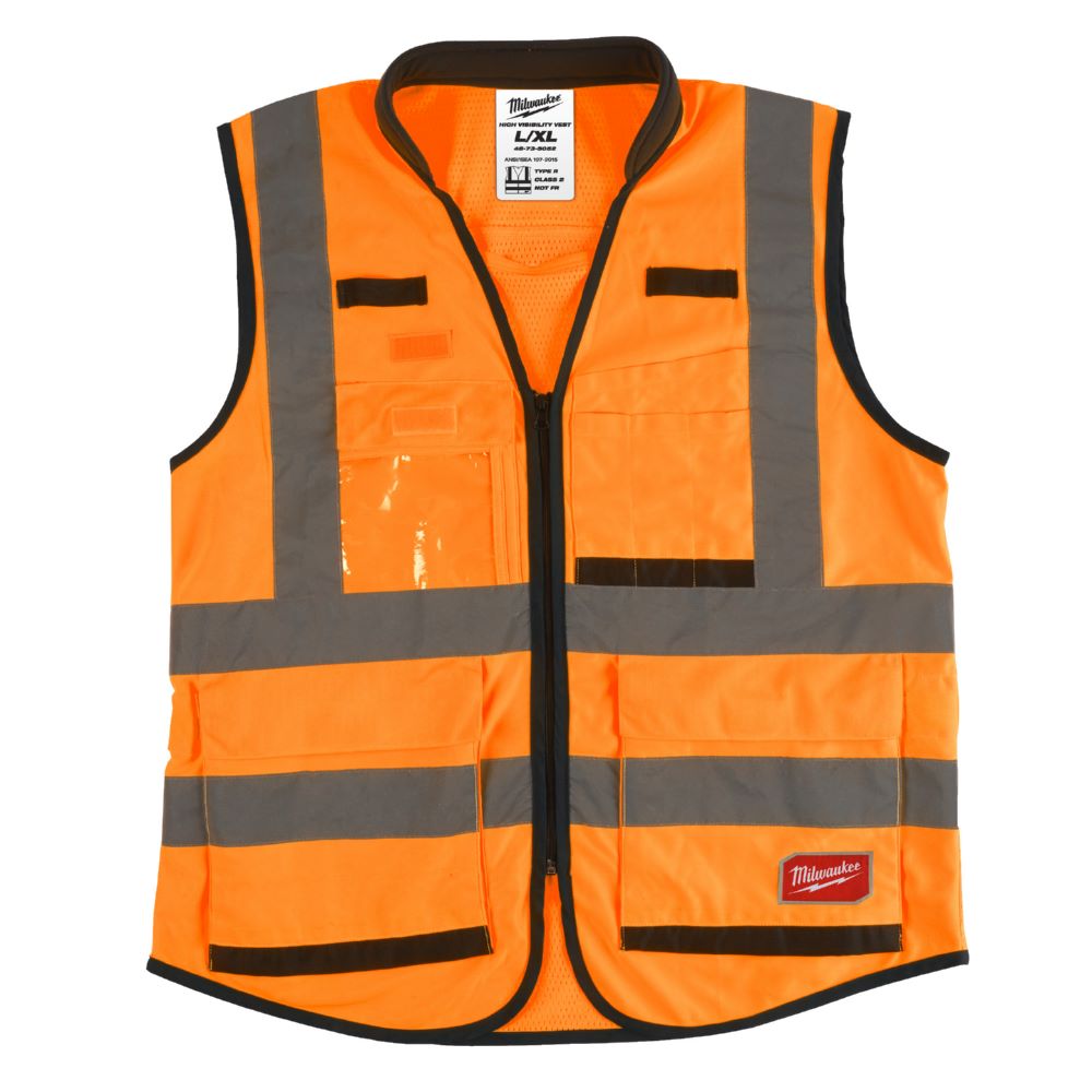 Produktbild Milwaukee Premium Warnschutzweste orange Größe XXL XXXL