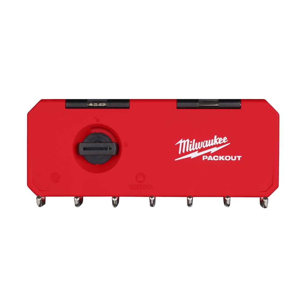 Produktbild Milwaukee Elektrowerkzeuge PACKOUT Hakenreihe Metall kurz 7 Haken