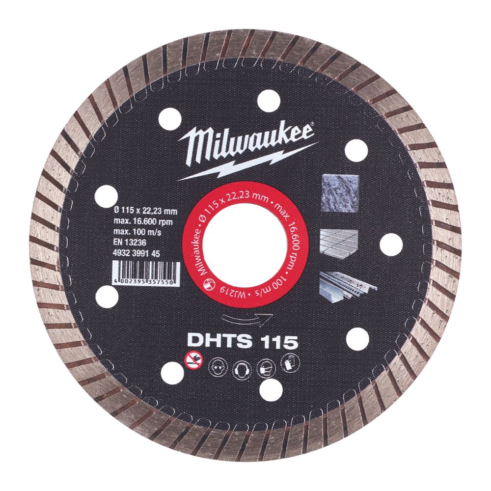 Produktbild Milwaukee Diamanttrennscheibe DHTS 115 mm extra dünn