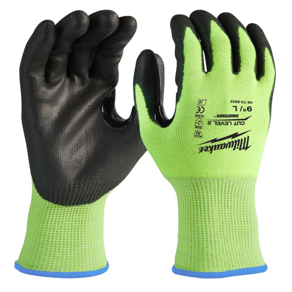 Produktbild Milwaukee Hi-Vis Schnittschutzhandschuhe Grösse 7/S Klasse 2/B