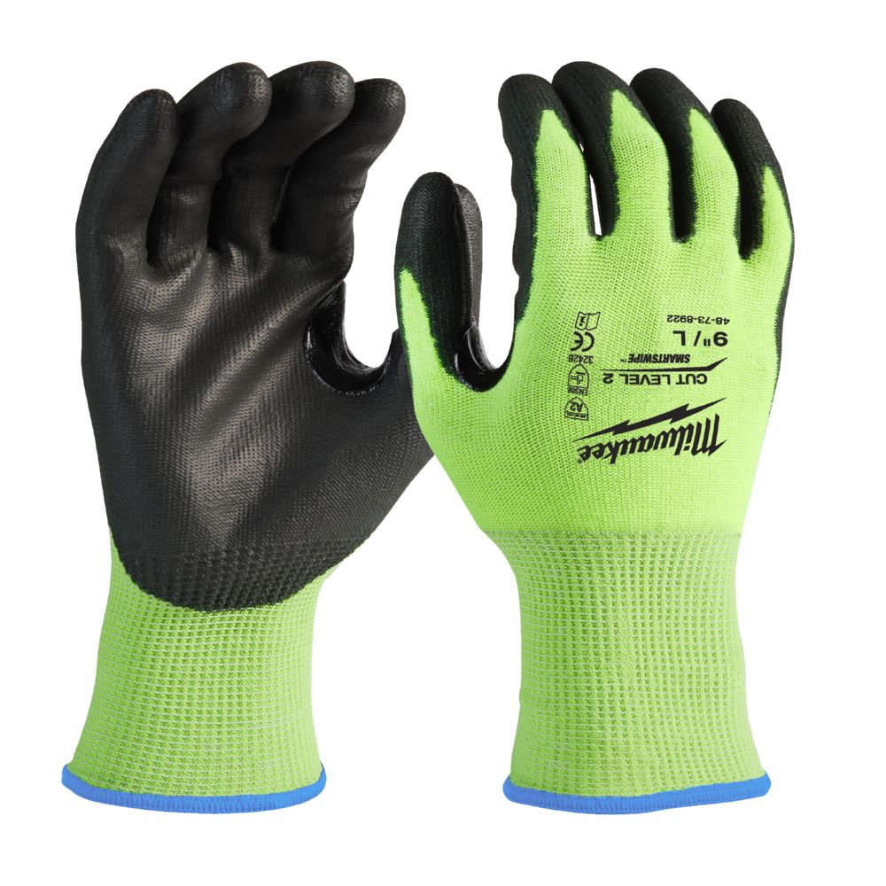 Produktbild Milwaukee Hi-Vis Schnittschutzhandschuhe Grösse 8/M Klasse 2/B
