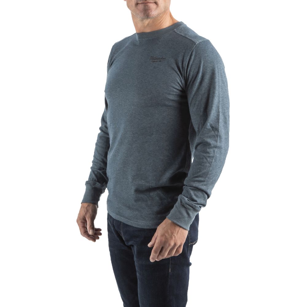 Produktbild Milwaukee Elektrowerkzeuge Hybrid Langarm Shirt in blau HTLSBLU-XXL bild 2