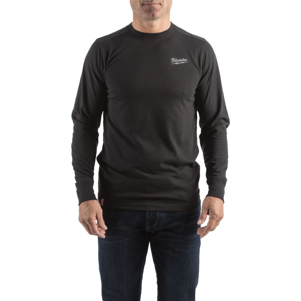 Produktbild Milwaukee Elektrowerkzeuge Hybrid Langarm Shirt in schwarz HTLSBL-S