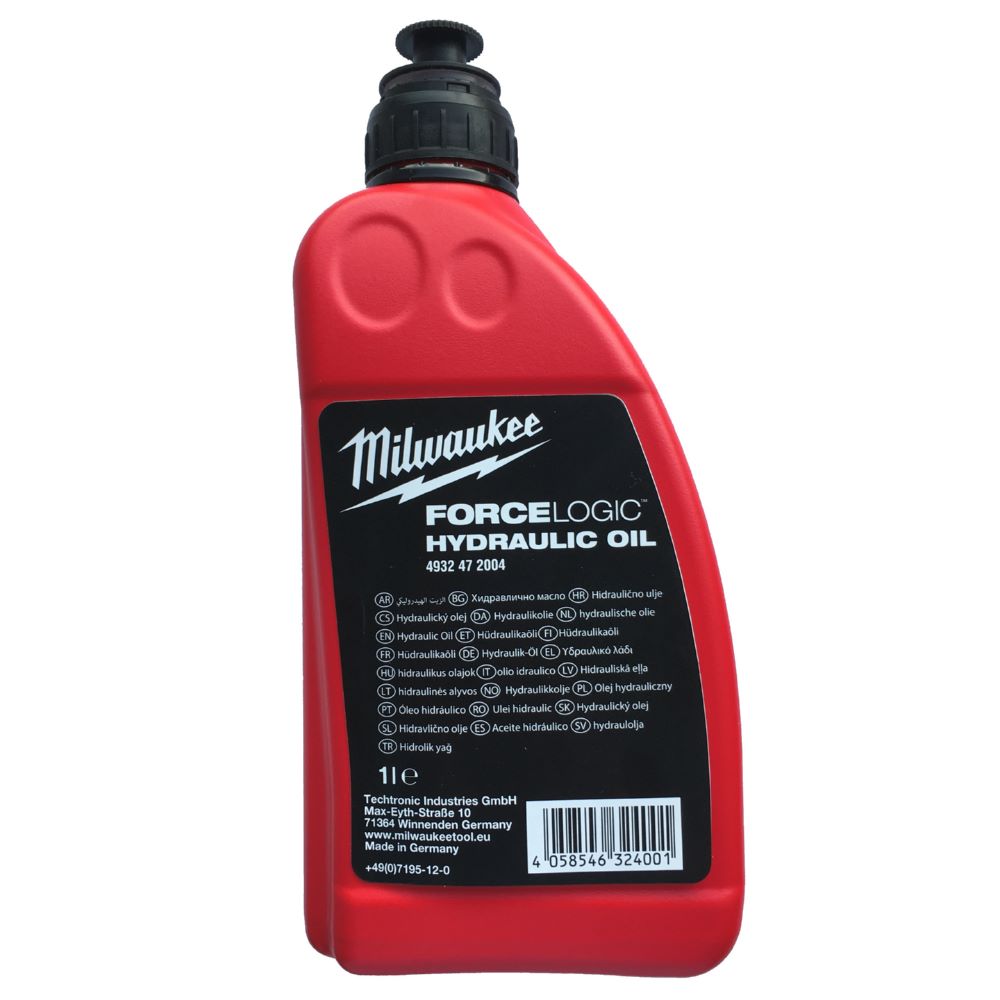 Produktbild Milwaukee Hydrauliköl 1 Liter für M18HUP700