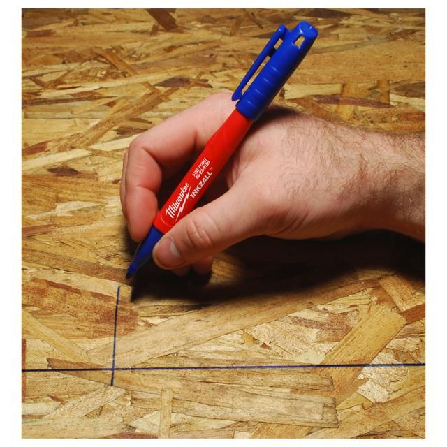 Produktbild INKZALL feiner Permanentmarker blau bild 2