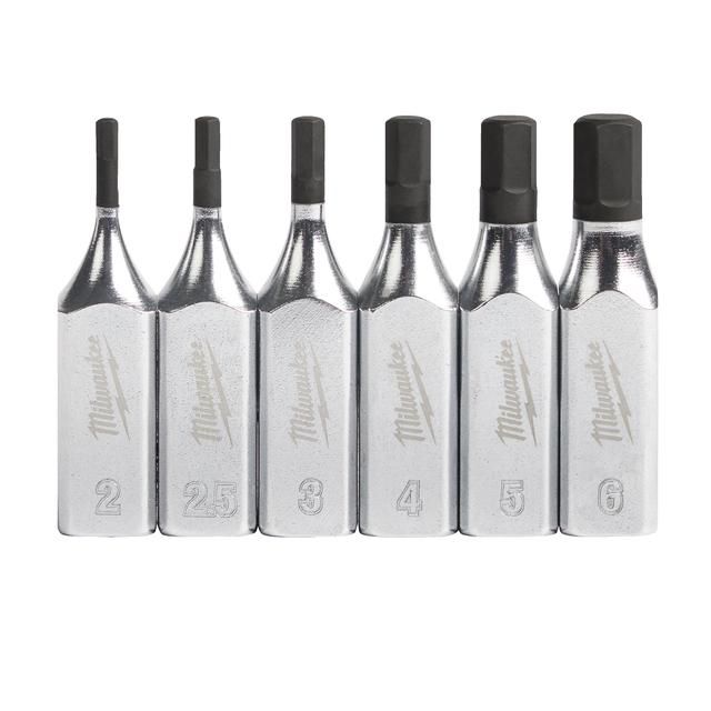 Produktbild Innensechskant Bit-Steckschlüsseleinsatz metrisch 1/4 Set 6-teilig bild 2