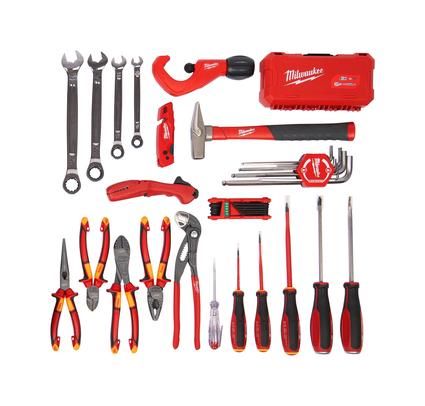 Produktbild Milwaukee Installateur Handwerkzeuge Set 73 Teile im PACKOUT Koffer