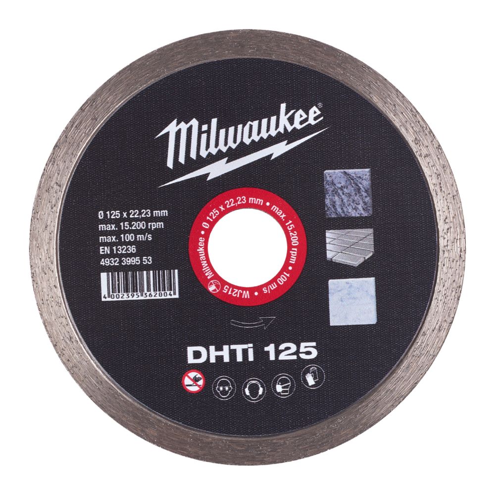 Produktbild Milwaukee Diamanttrennscheibe geschlossen DHTi 125 mm