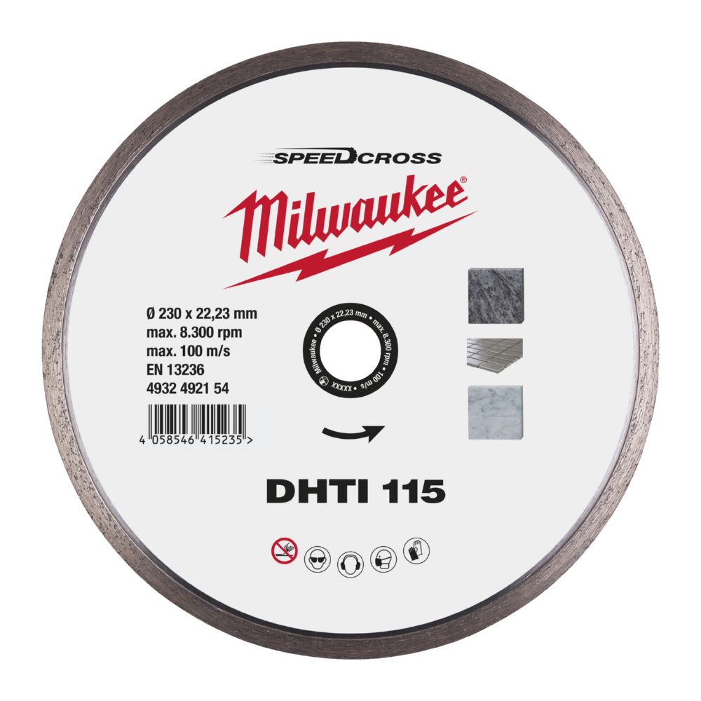 Produktbild Milwaukee Elektrowerkzeuge Speedcross Diamanttrennscheibe DHTi 115 mm 115 x 22.23 mm