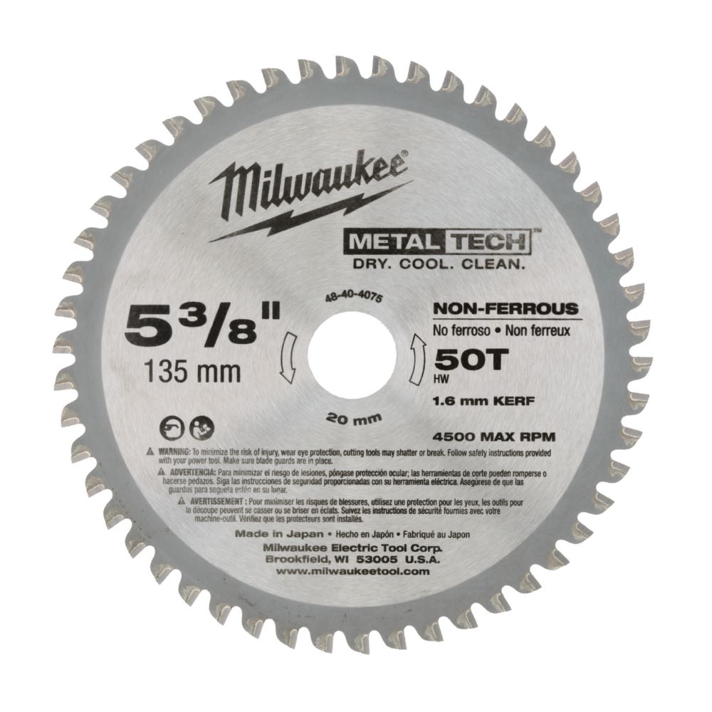 Produktbild Milwaukee Kreissägeblatt 135/20 mm 50 Zähne