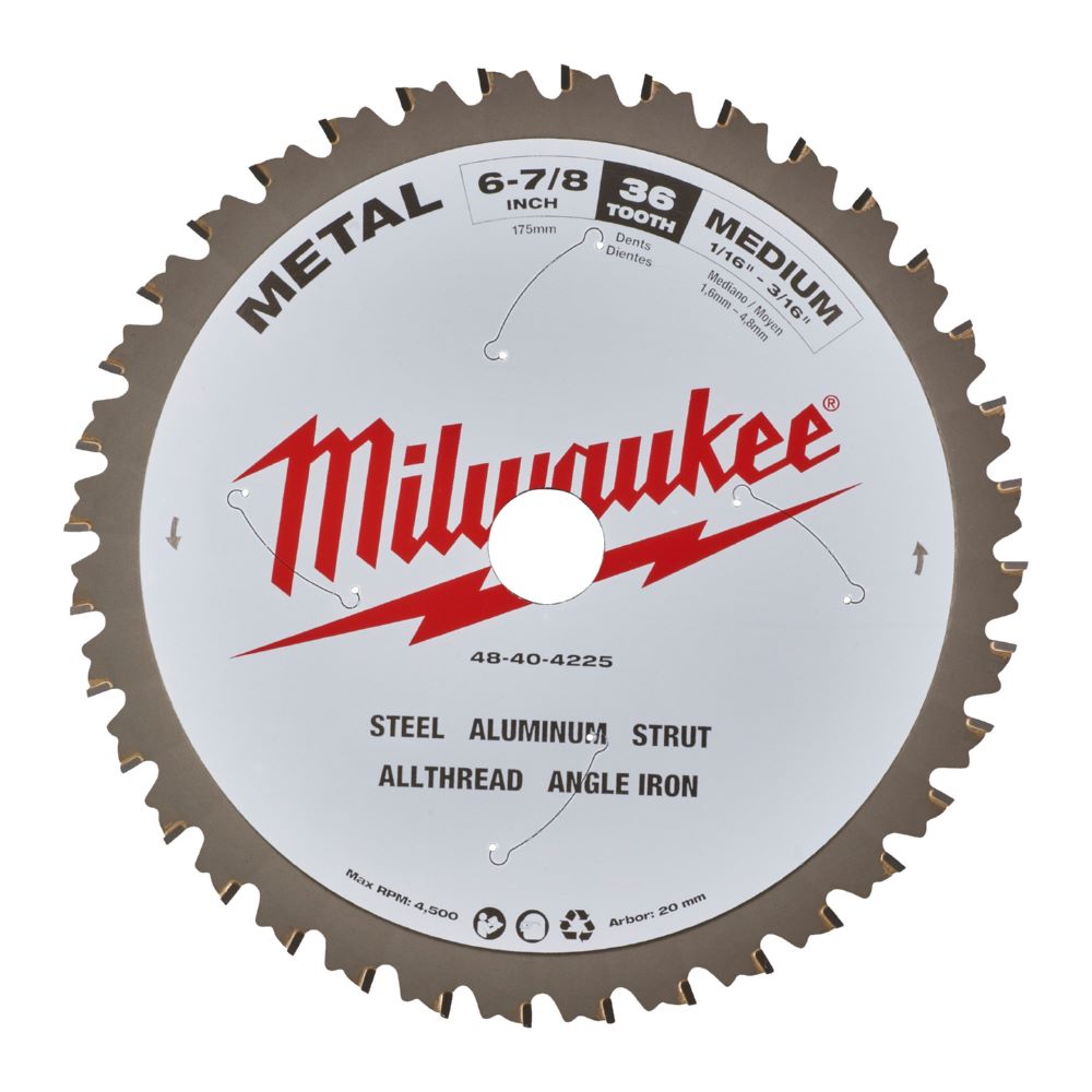 Produktbild Milwaukee Z36 Kreissägeblatt für Metall Handkreissägen