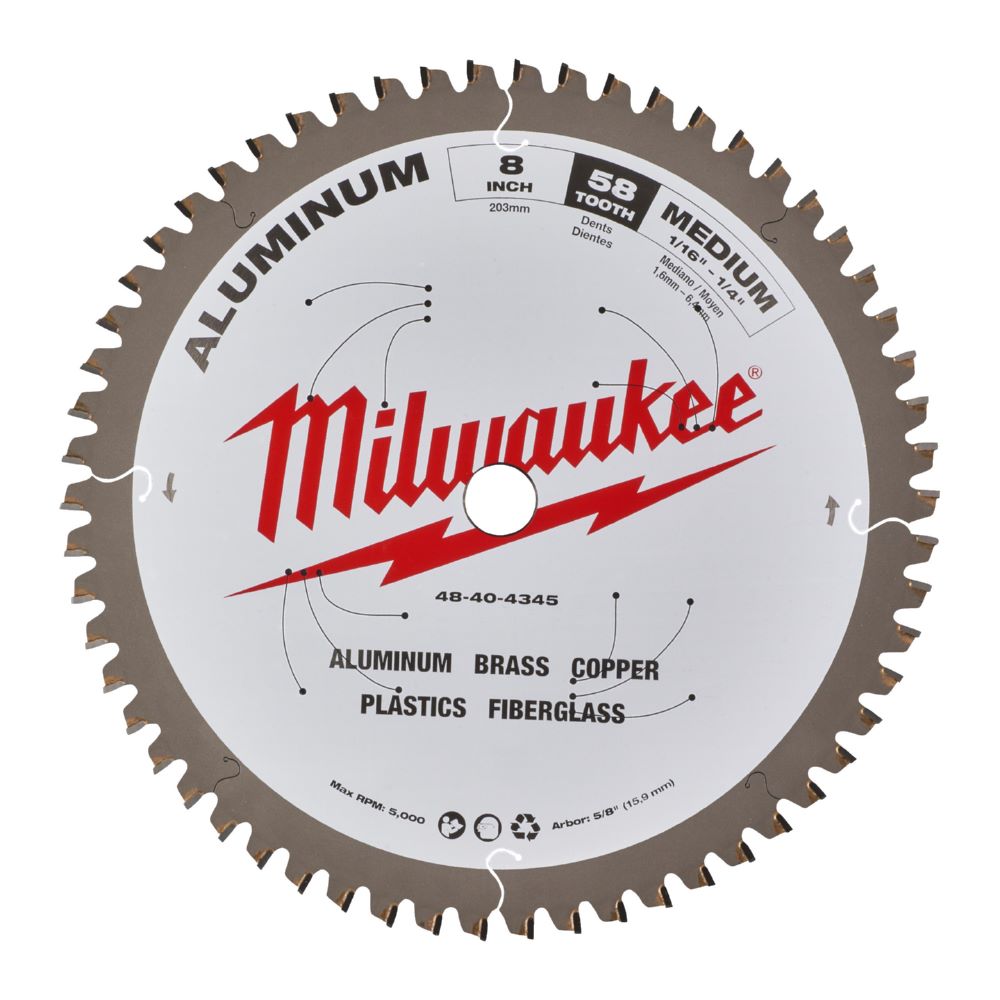 Produktbild Milwaukee Z58 Kreissägeblatt für Metall Handkreissägen