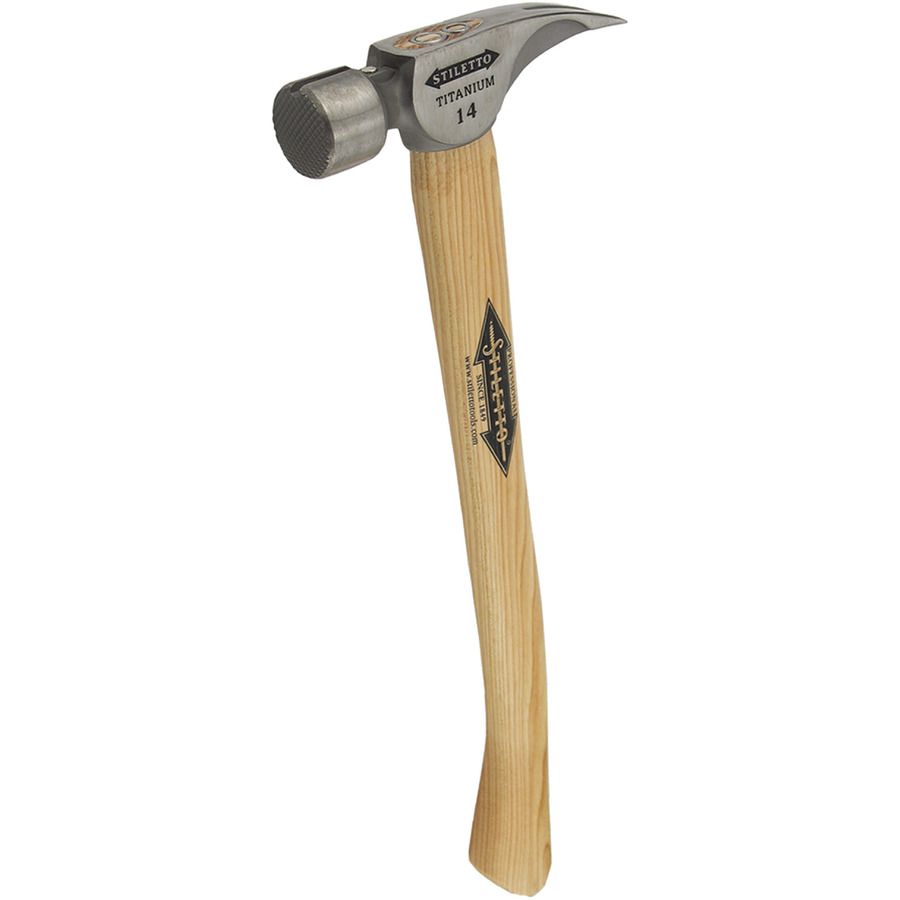 Produktbild Milwaukee gerippt Titanhammer mit Hickorystiel Stiletto Ti14MC H18 457mm lang