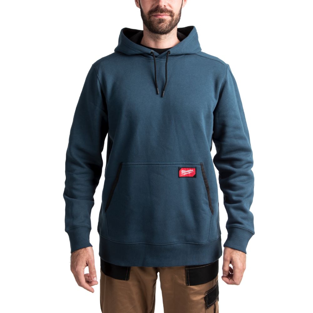 Produktbild Milwaukee Elektrowerkzeuge Arbeits Kapuzen Pullover WHMWBLU-XXL in blau Größe XXL