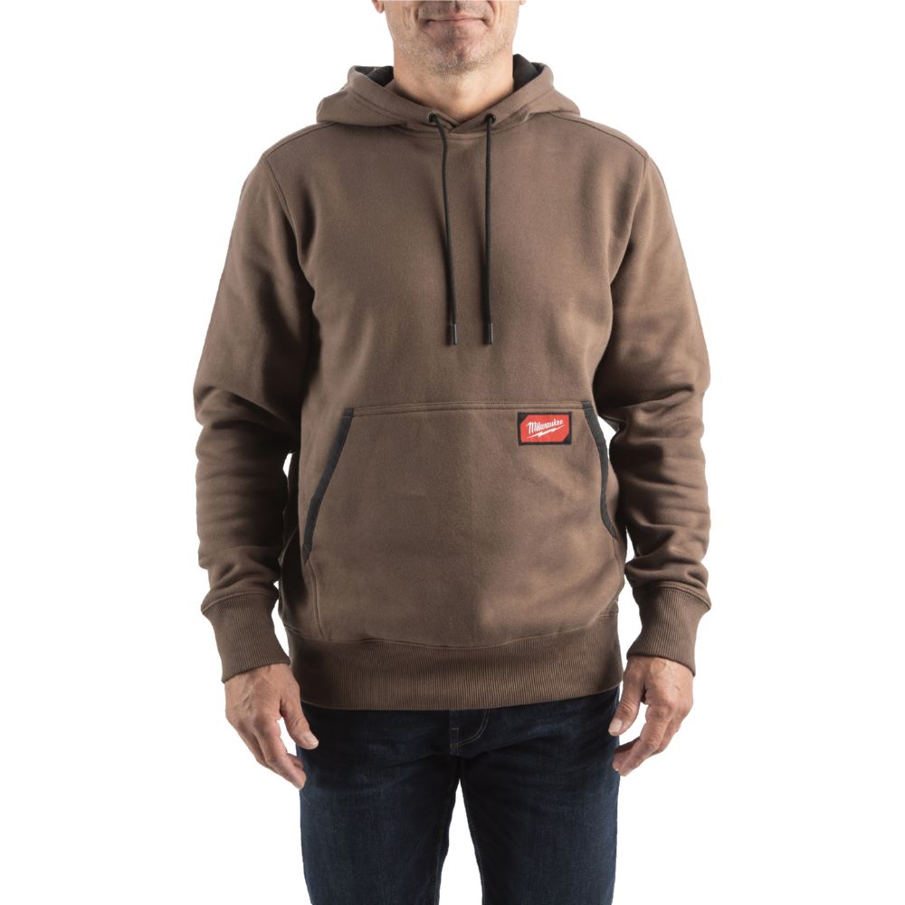 Produktbild Milwaukee Elektrowerkzeuge Arbeits Kapuzen Pullover WHMWBR-XL in braun Größe XL
