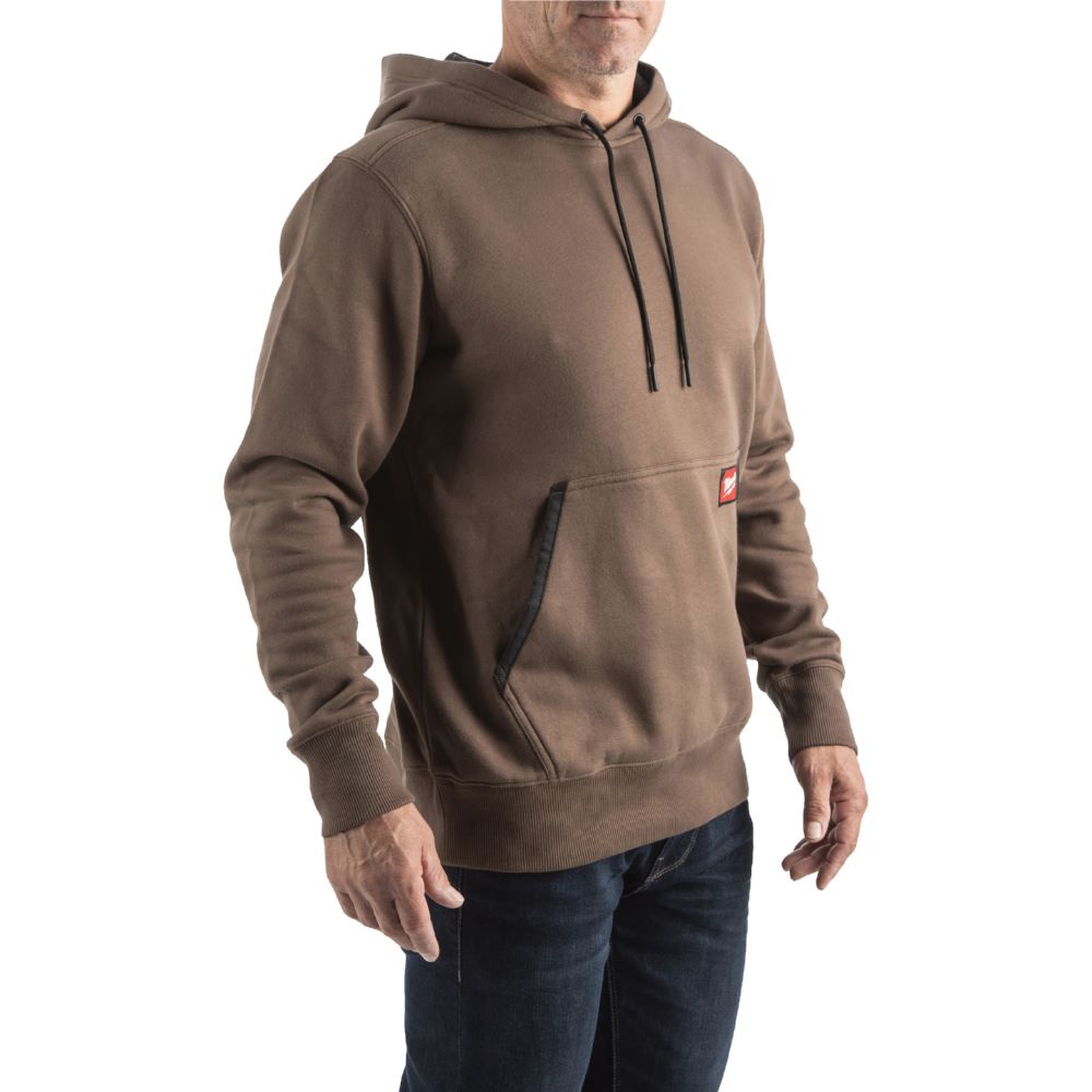 Produktbild Milwaukee Elektrowerkzeuge Arbeits Kapuzen Pullover WHMWBR-XL in braun Größe XL bild 2