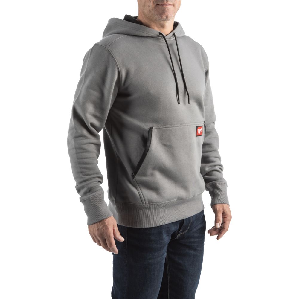 Produktbild Milwaukee Elektrowerkzeuge Arbeits Kapuzen Pullover in grau WHMWGR-S Größe S bild 2