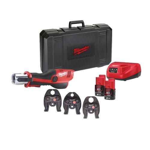 Produktbild Milwaukee M12ONEHPT-202C M-Set M12 Akku-Presswerkzeug ONE-KEY
Akku-Kit-Version
Inklusive