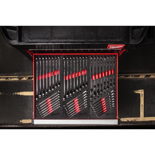 Produktbild MAX BITE Ratschen Ringmaulschlüssel Einlage 22 Teile Einlage für Werkstattwagen bild 2