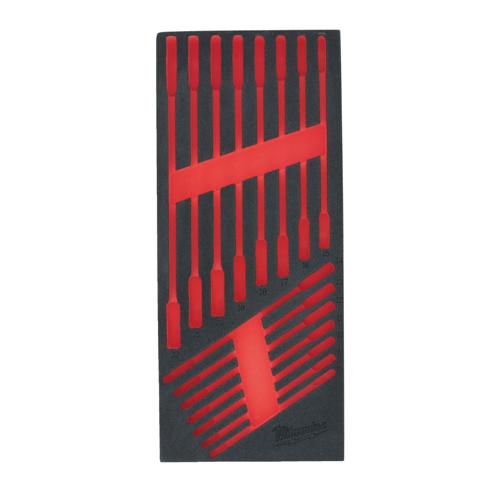 Produktbild Milwaukee Elektrowerkzeuge Ersatz Einlage 1/3 Werkstattwagen 78 cm für Ratschen Ringmaulschlüssel