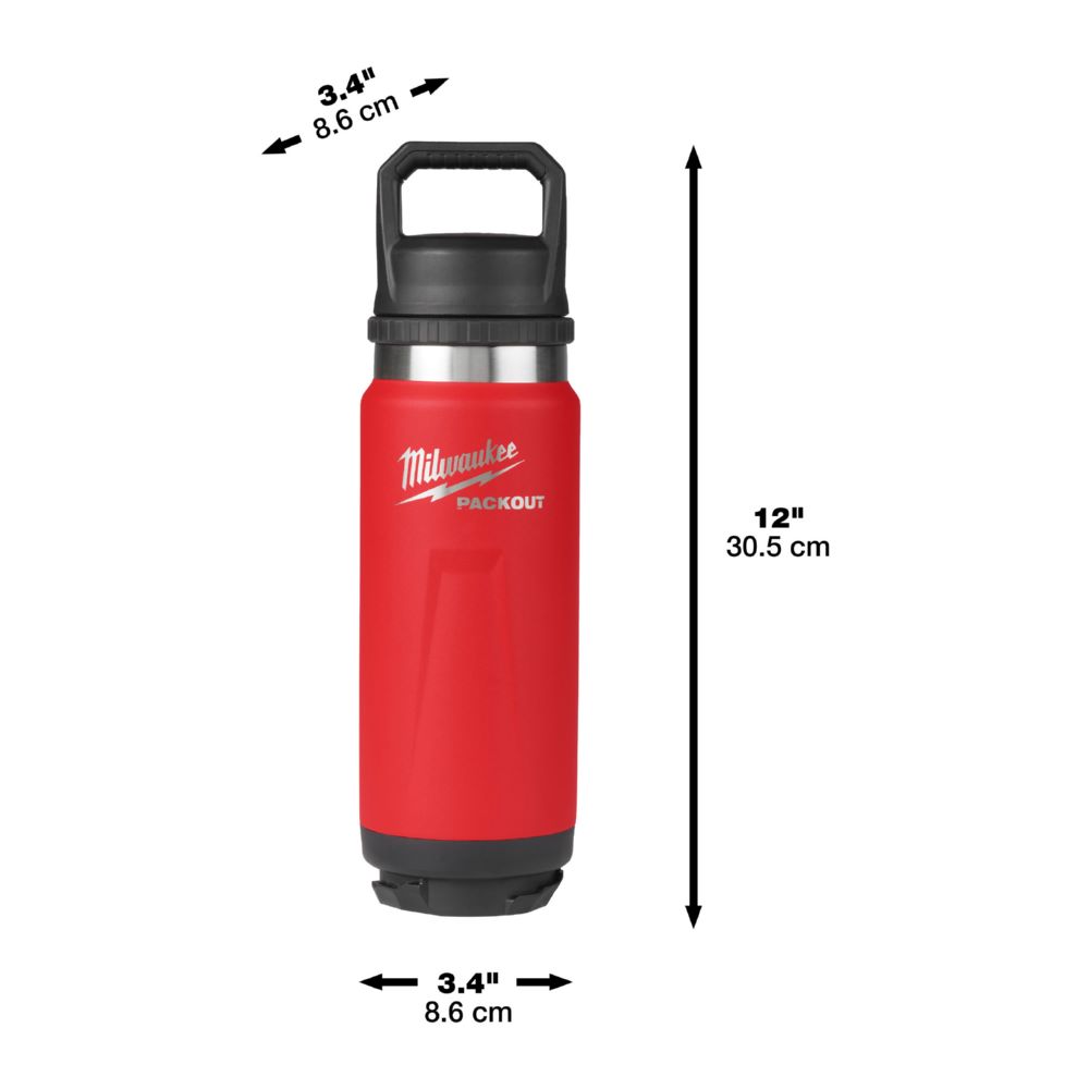 Produktbild Milwaukee Elektrowerkzeuge PACKOUT Thermosflasche 700 ml mit Schraubdeckel rot bild 7