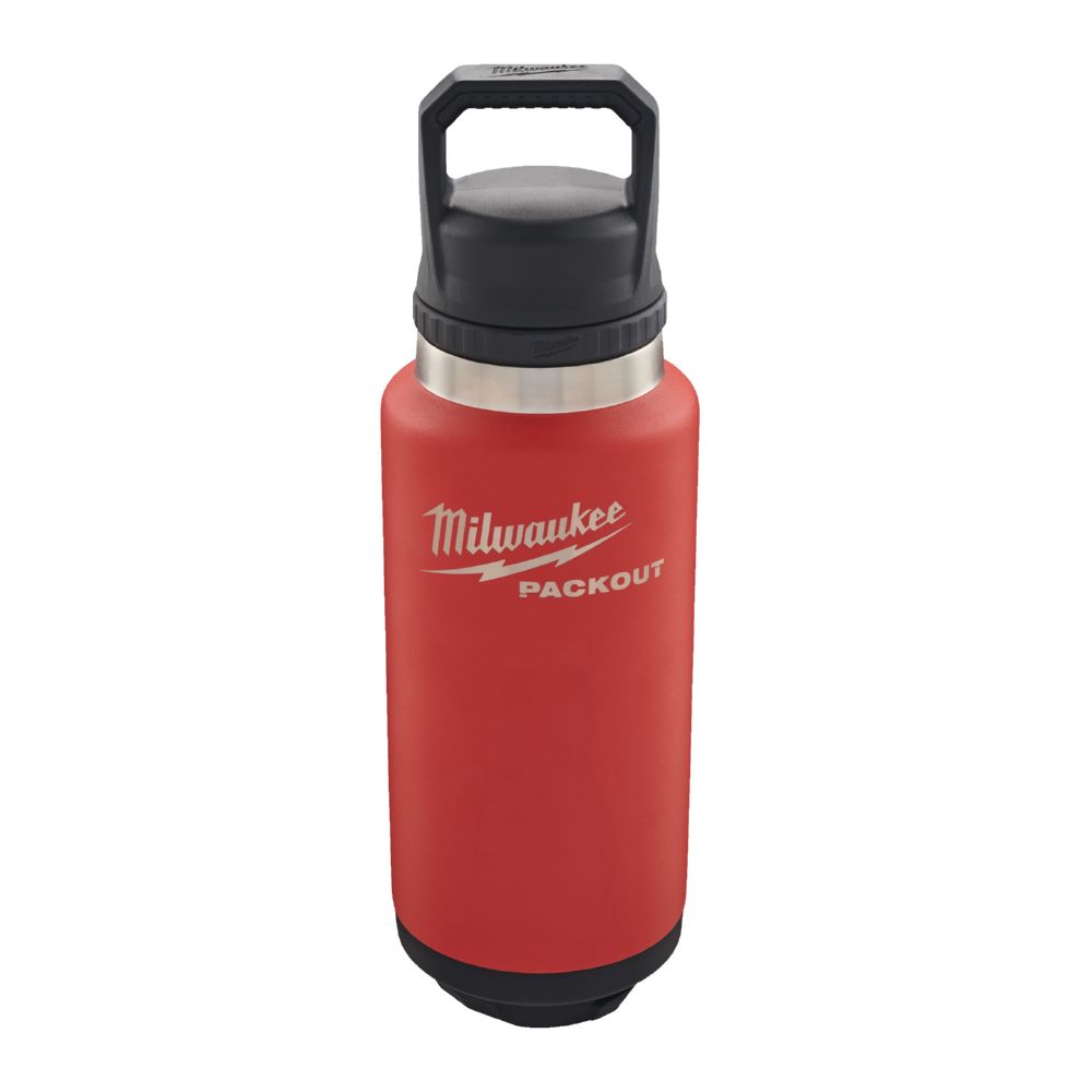 Produktbild Milwaukee Elektrowerkzeuge PACKOUT Thermosflasche 1065 ml mit Schraubdeckel rot