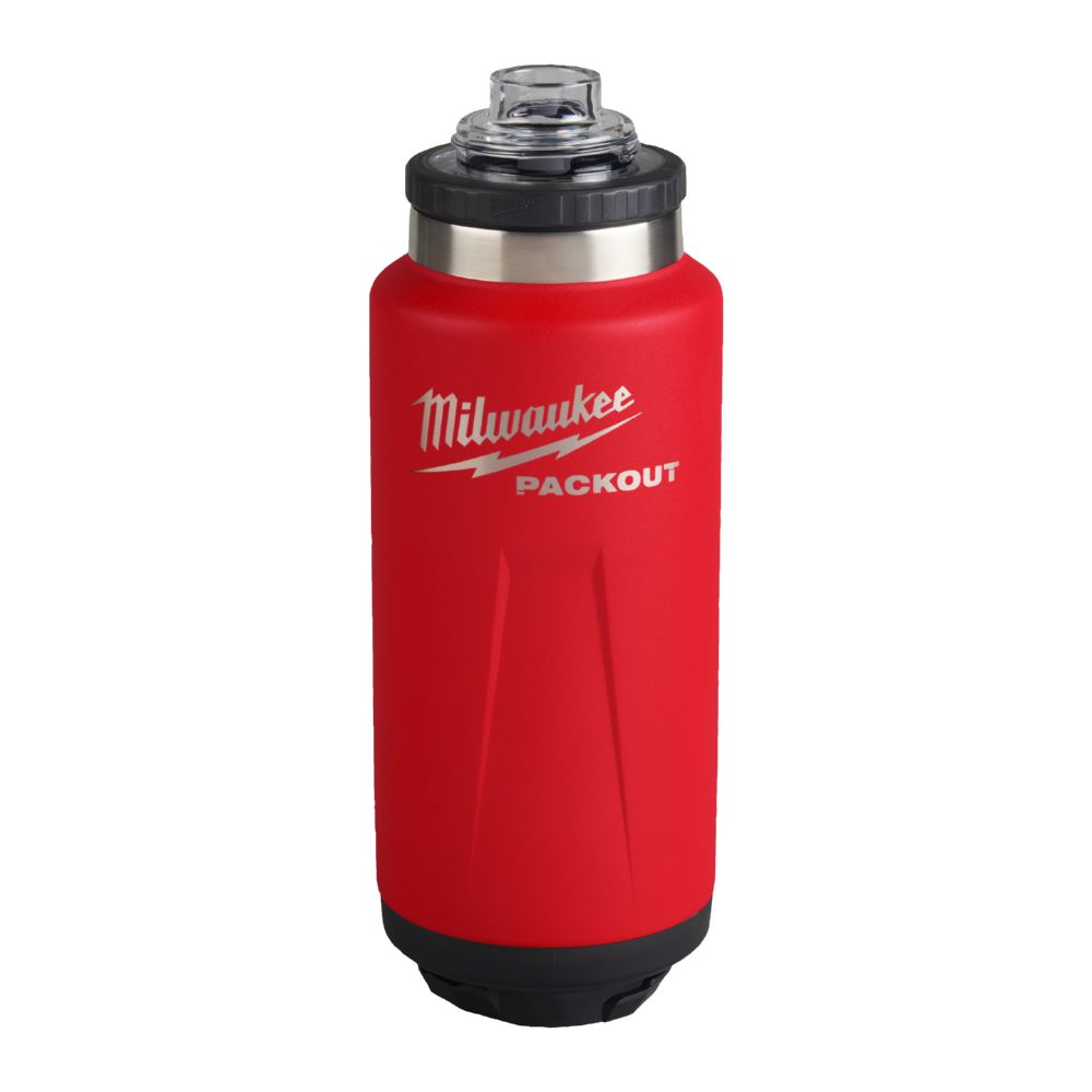 Produktbild Milwaukee Elektrowerkzeuge PACKOUT Thermosflasche 1065 ml mit Schraubdeckel rot bild 6