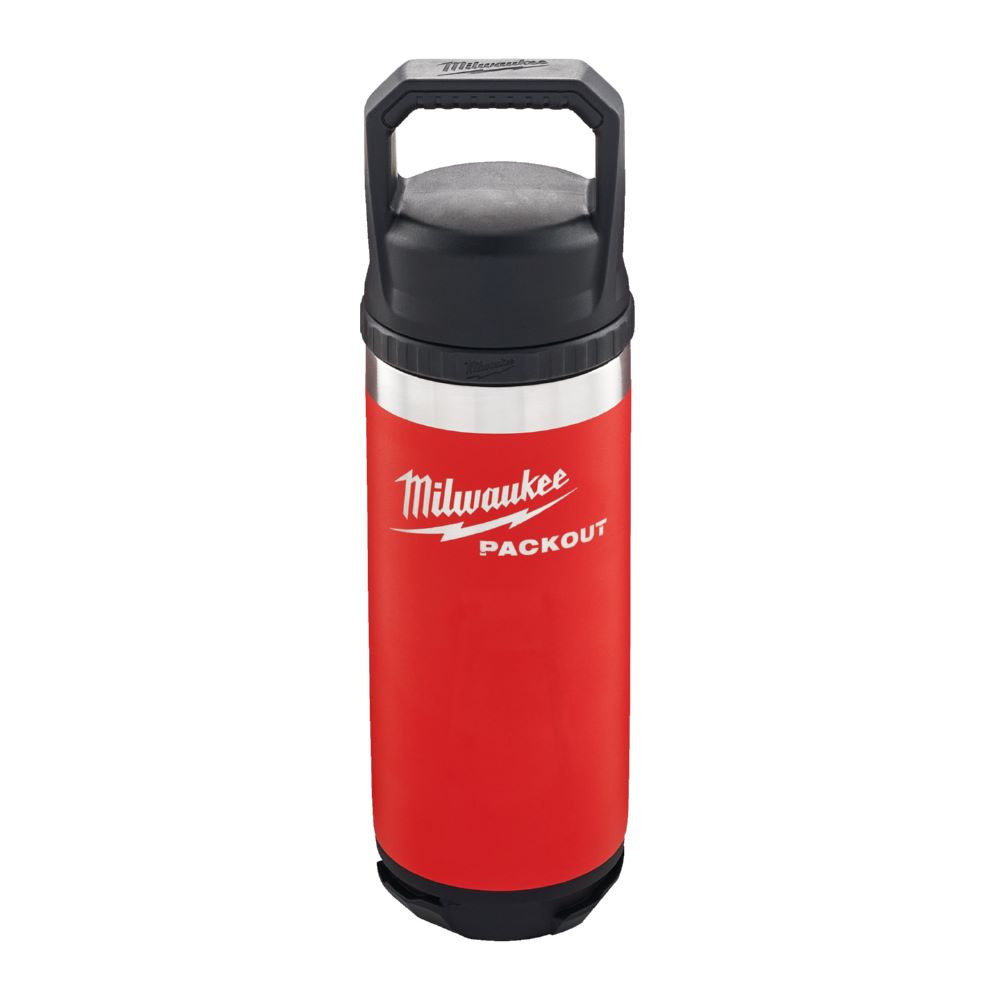 Produktbild Milwaukee Elektrowerkzeuge Thermosflasche mit Schraubdeckel rot PACKOUT 530 ml bild 2