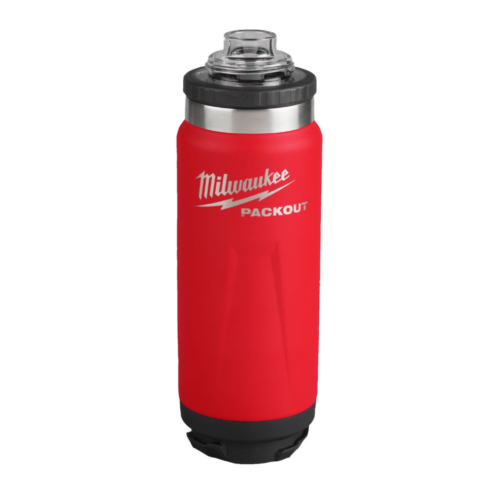 Produktbild Milwaukee Elektrowerkzeuge Thermosflasche mit Schraubdeckel rot PACKOUT 530 ml bild 6