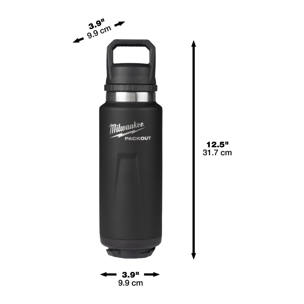 Produktbild Milwaukee Elektrowerkzeuge PACKOUT Thermosflasche 1065 ml mit Schraubdeckel schwarz  bild 5