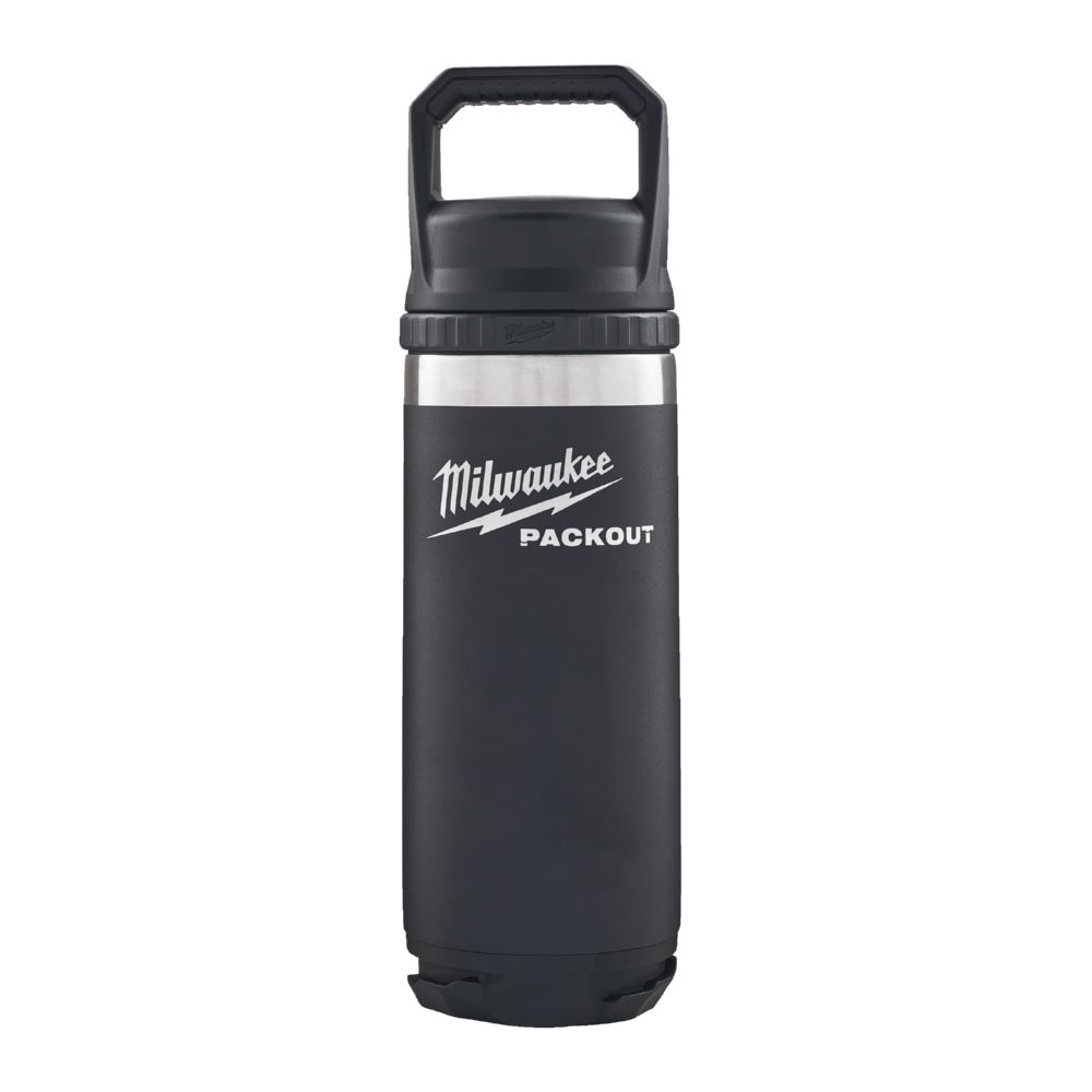 Produktbild Milwaukee PACKOUT Thermosflasche 530 ml mit Schraubdeckel schwarz bild 2