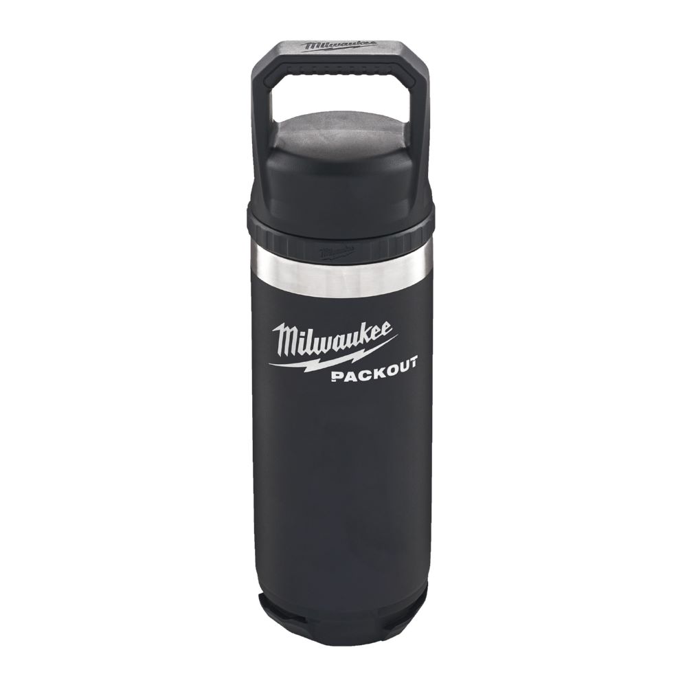 Produktbild Milwaukee PACKOUT Thermosflasche 530 ml mit Schraubdeckel schwarz bild 1